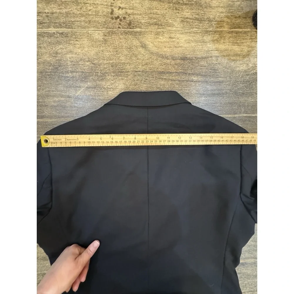 John Varvatos Blazer Men‎ 40R Black Wool Sport Coat Jacket 2 Button Breathable